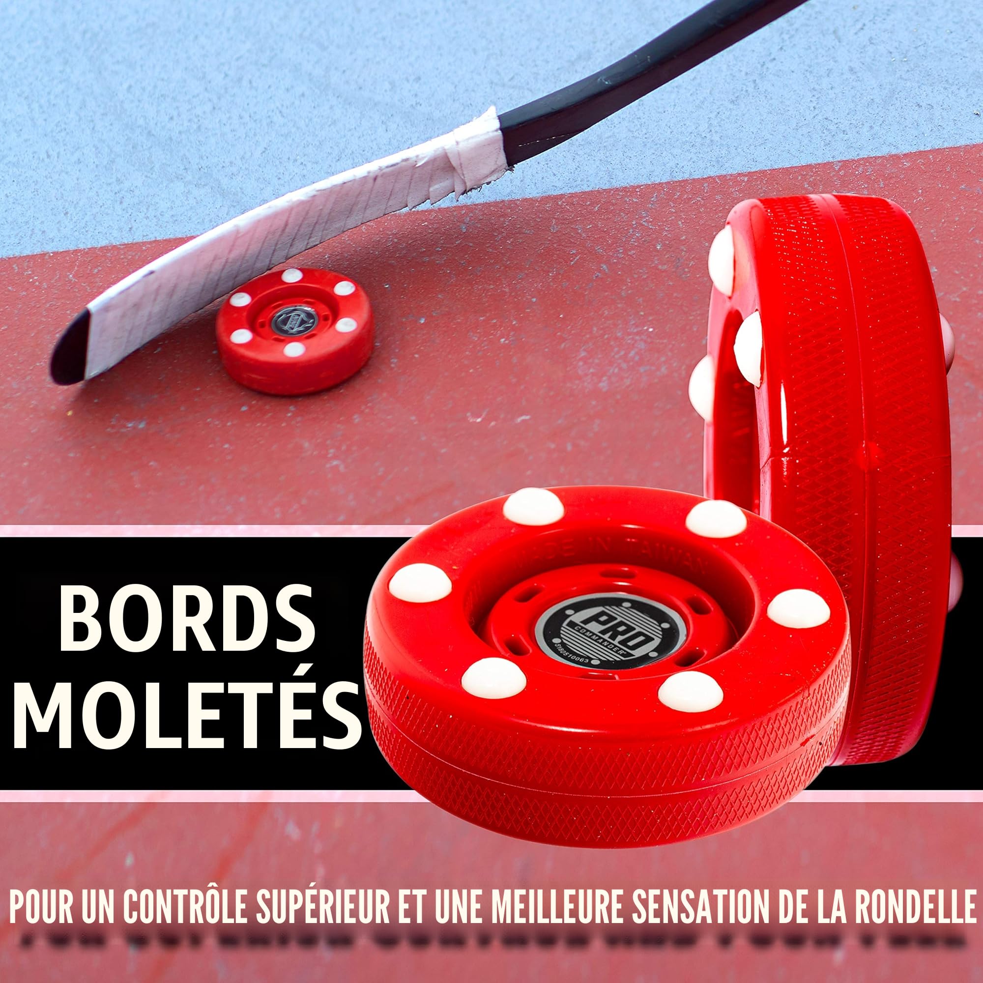 Franklin Sports Rondelle de Hockey de Rue Unisexe pour Adulte