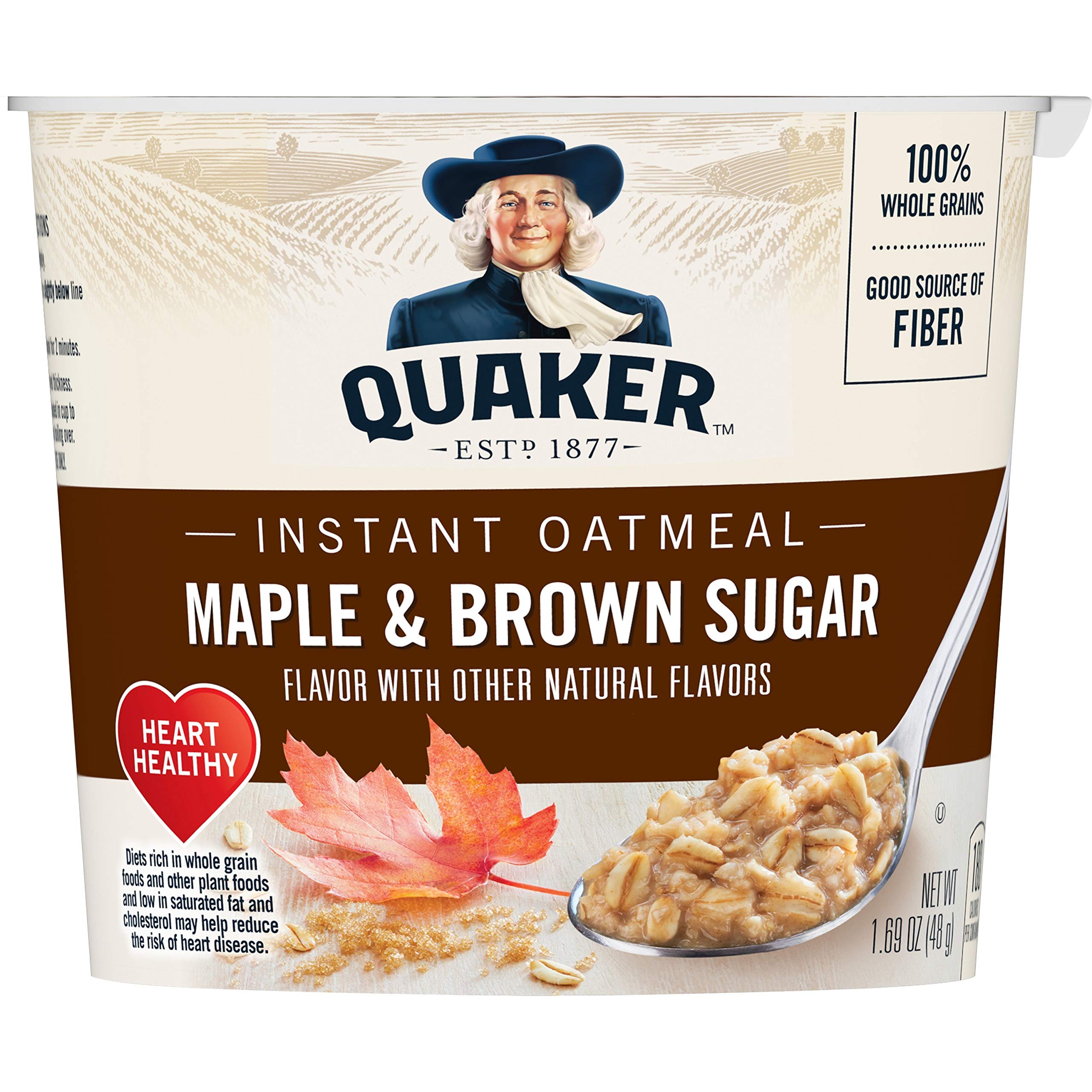 Instant Oatmeal Express, Maple Brown Sugar, 1.69 Oz