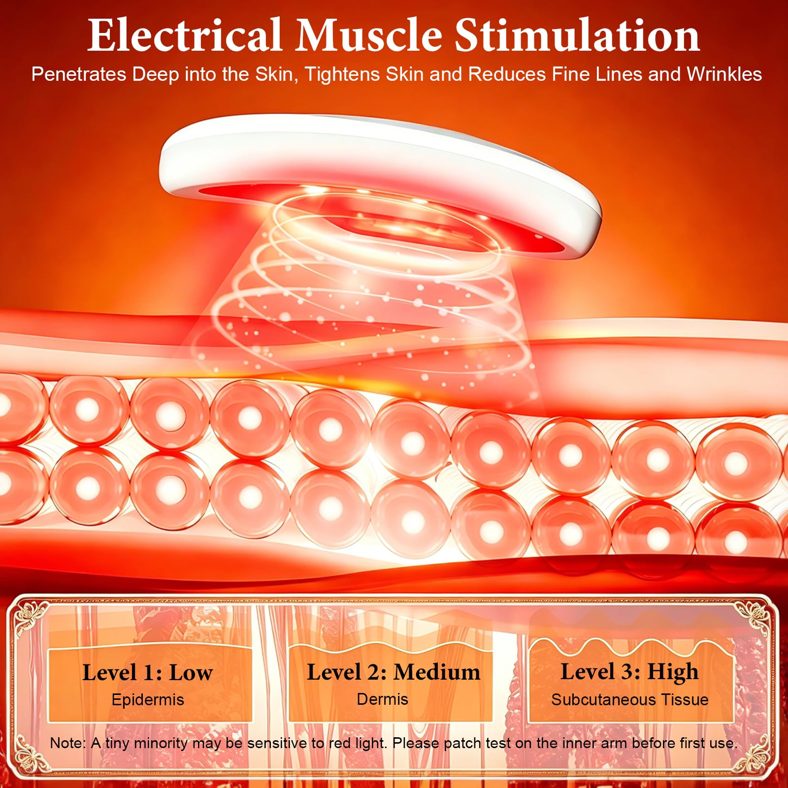 Upgrade Rotlicht Augenmassagegerät, Wiederaufladbare Magnetische Augenpads mit LED-Rotlichttherapie gegen Augenringe, Schwellungen, Feine Linien & zur Straffung der Augenpartie