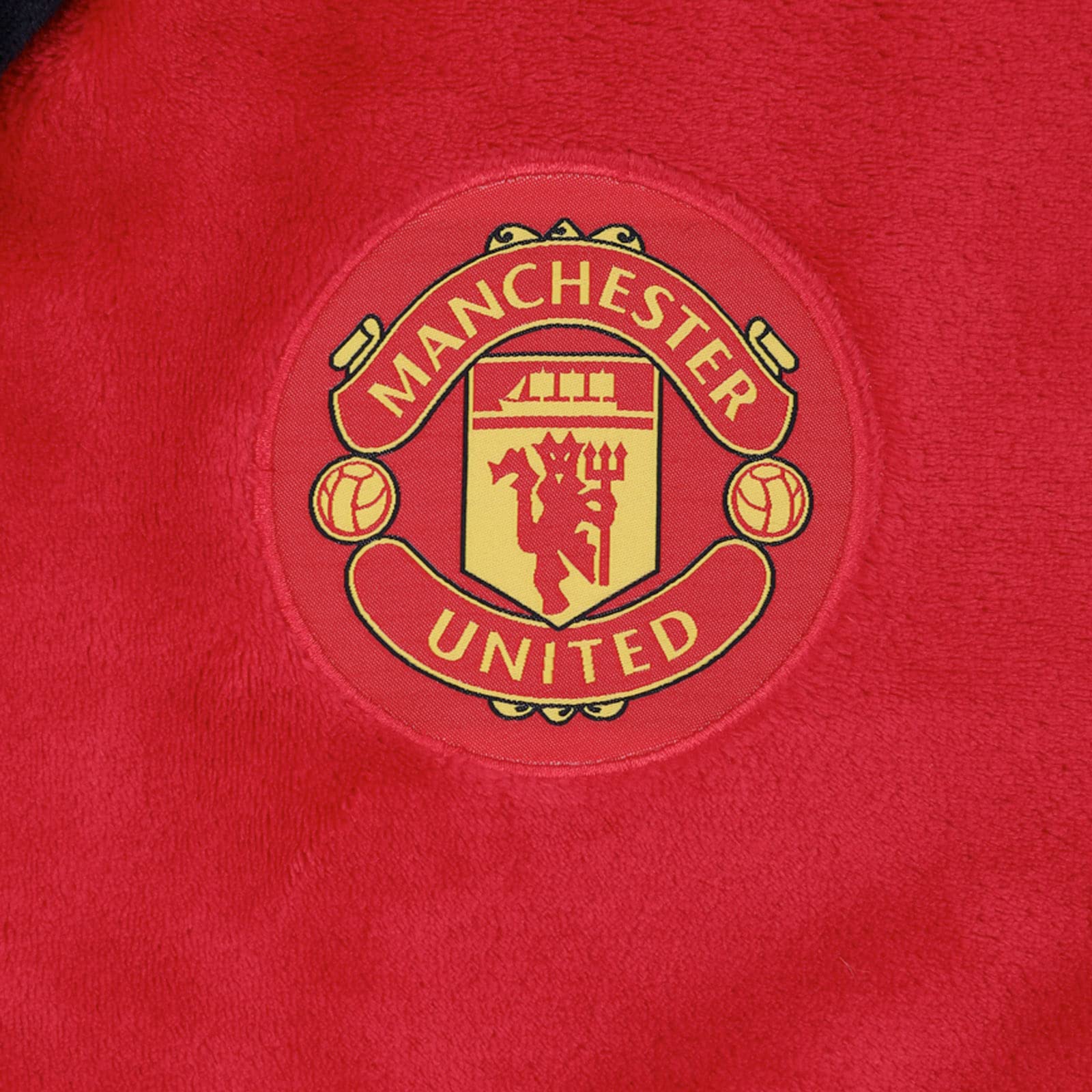 Manchester United Robe de chambre à capuche polaire bébé