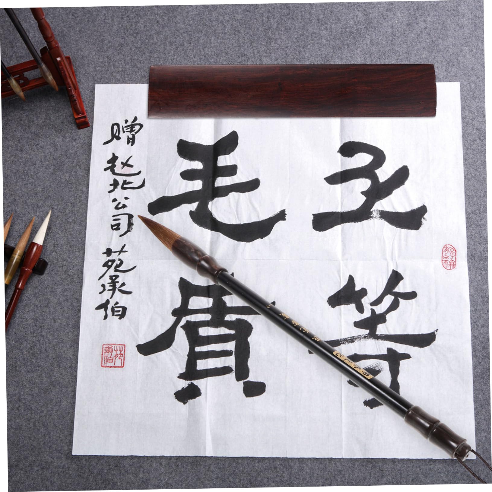 Uonlytech 3 Pezzi Pennello Per Calligrafia Cinese Pennello Per Calligrafia Cinese Per ia e Per ia e Strumenti Per ia E Pittura