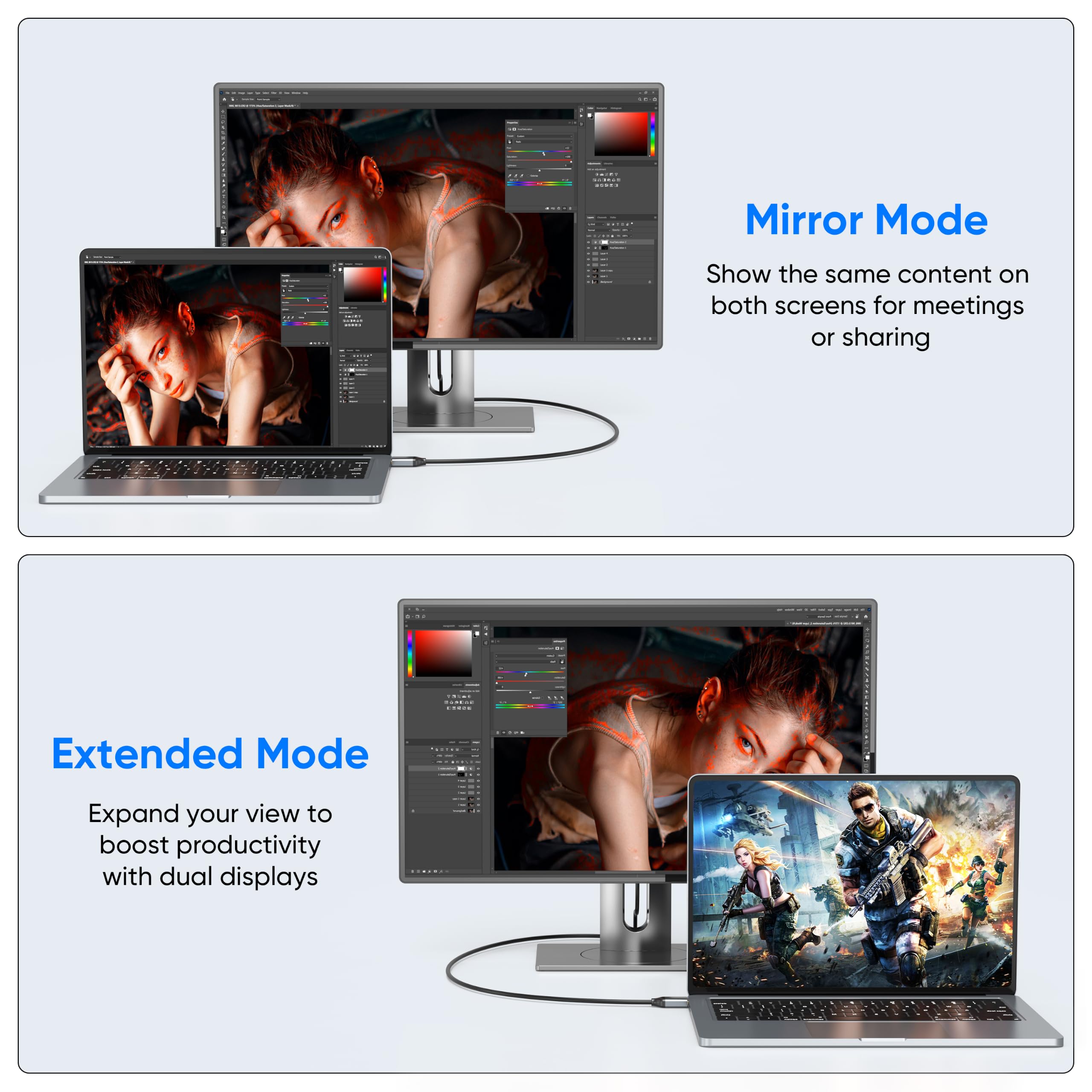 Confezione da 5 cavi da DisplayPort a HDMI 4K a 60 Hz, 304,8 cm, cavo adattatore passivo unidirezionale da DisplayPort a HDMI, da maschio a maschio, DP 1.2 a HDMI 2.0, per monitor, PC, laptop, GPU