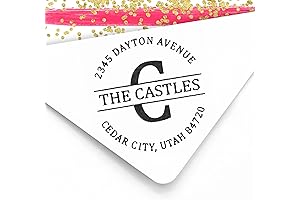 Custom Address Stamp: The Unbeatable Monogram Addresser