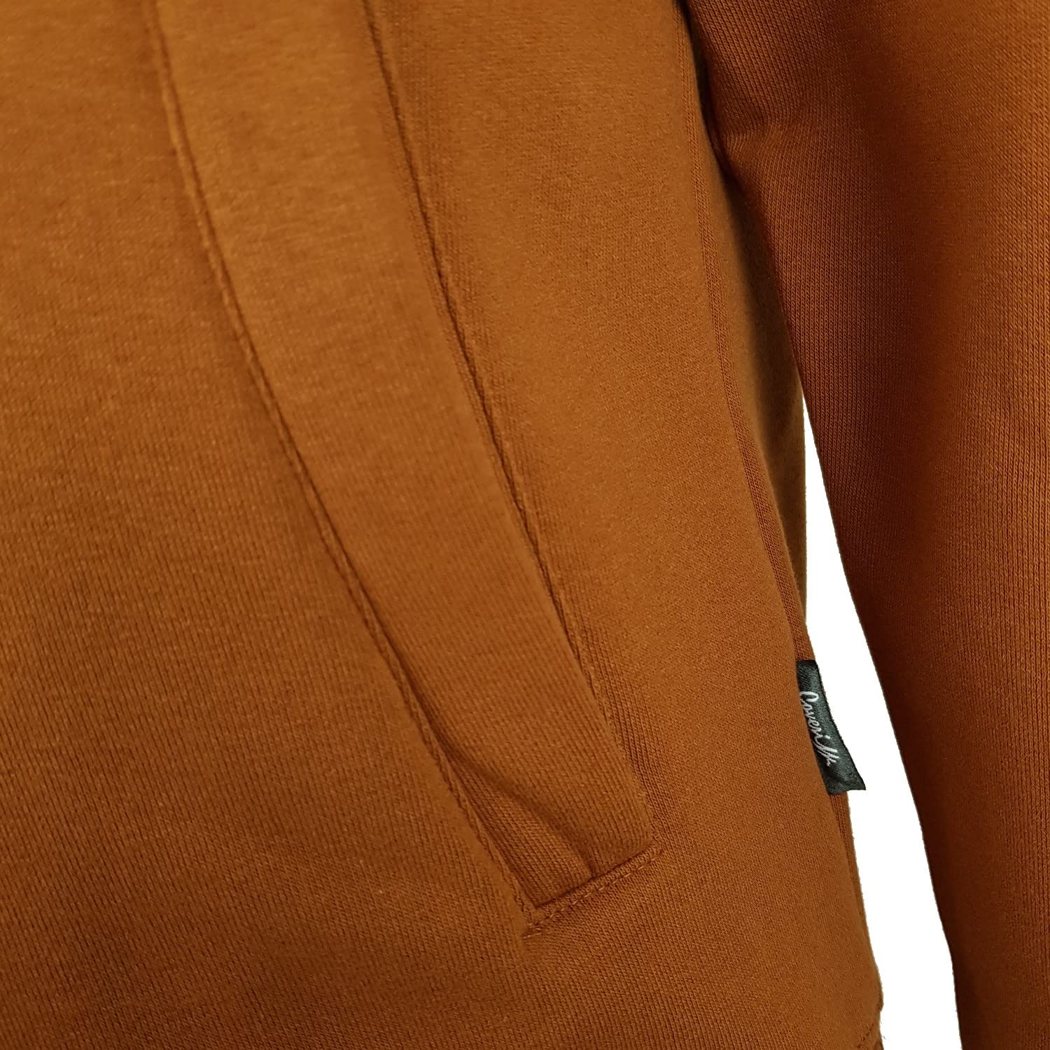 Sudadera Hombre Abierta con Capucha Y Bolsillos Cremallera de Invierno Sudadera Pesado