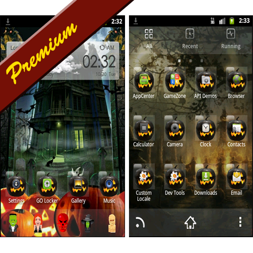 Halloween Night go launcher for Android