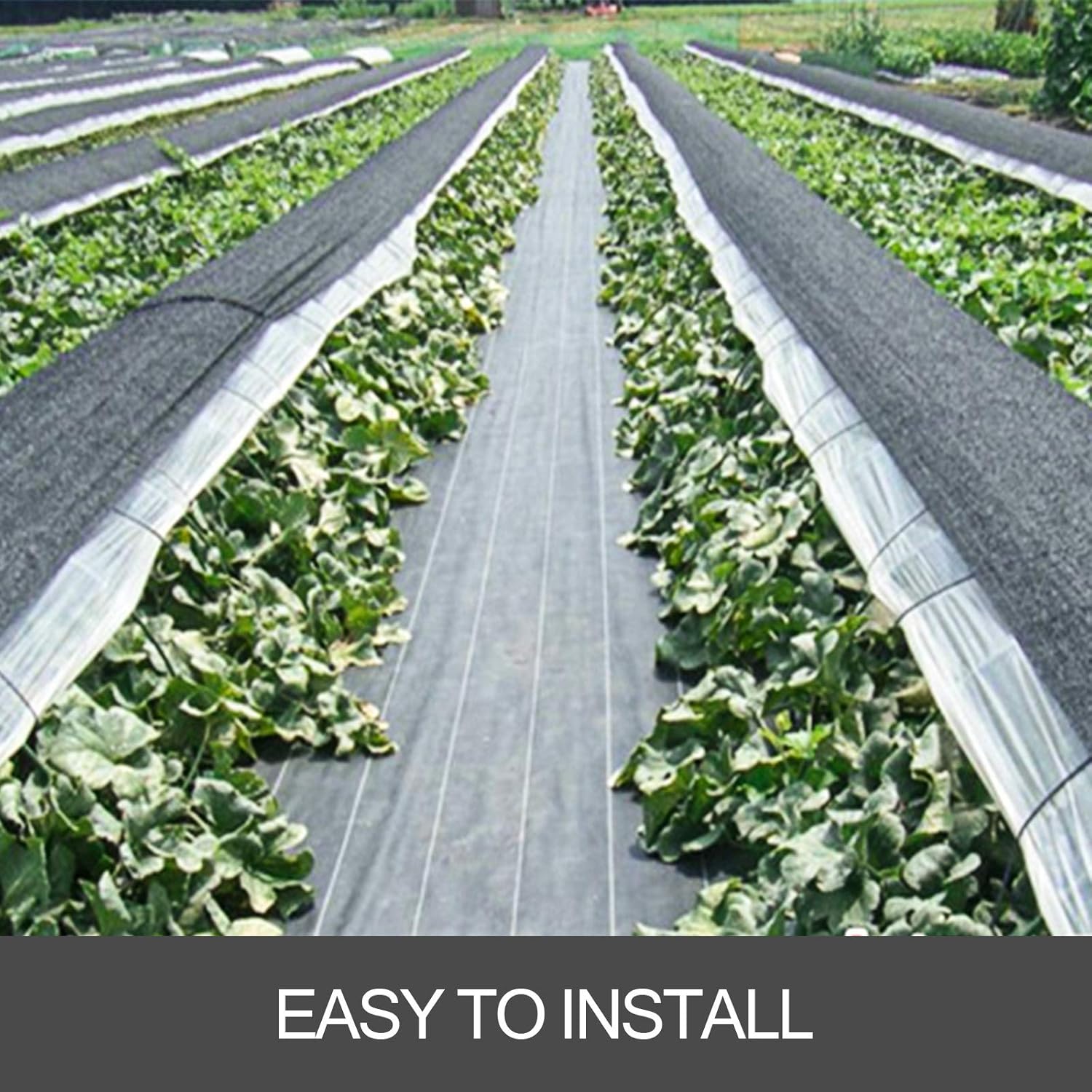 6x300 Ft Weed Barrier Landscape Fabric3.2oz Pp Woven Ground Cover Chemical-free