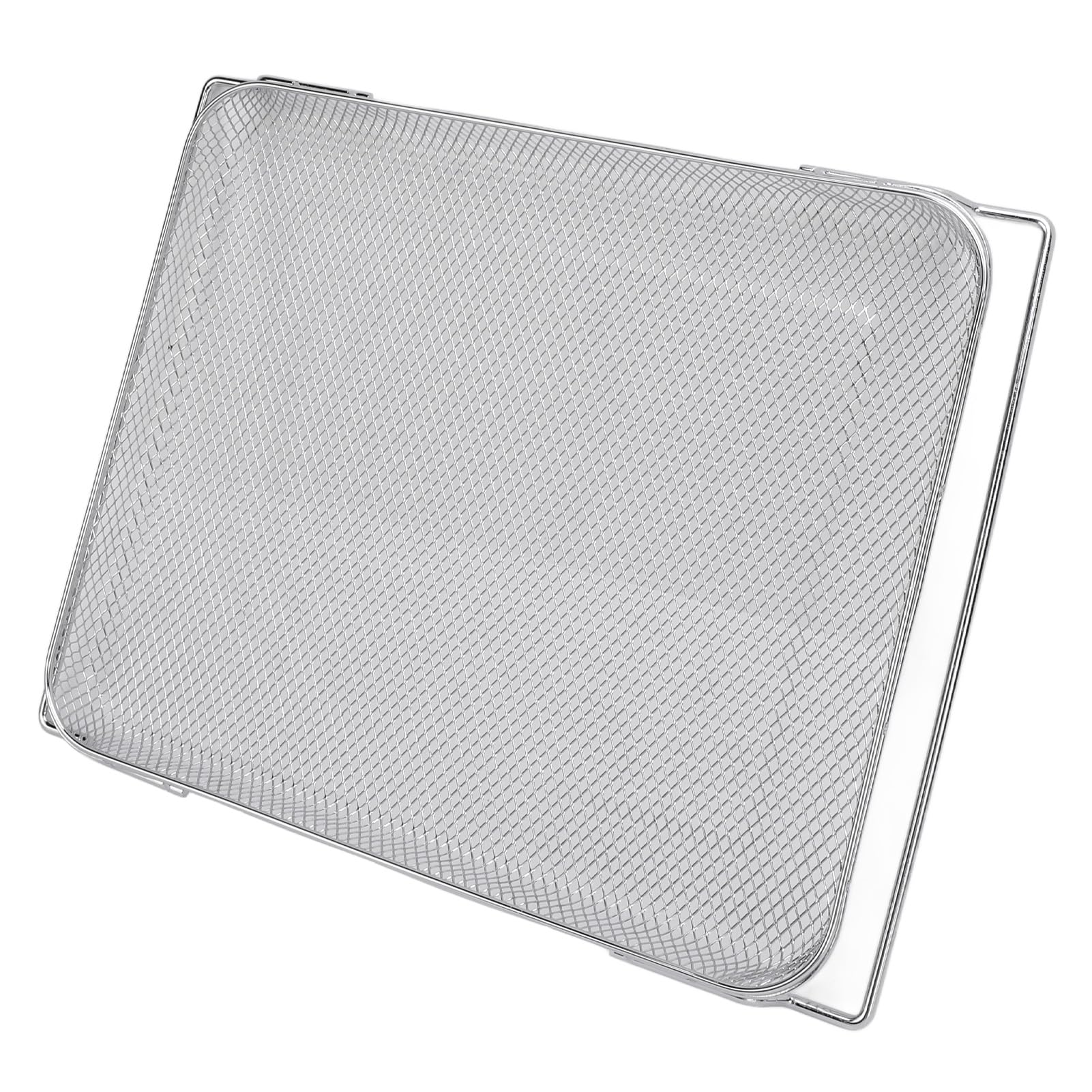 Set di rack per friggitrice ad aria a doppio strato con gambe di supporto elevate e regolari. Cestini in rete in acciaio inossidabile 304, uso versatile per friggitrice ad aria, vapore, forno