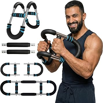 Adjustable Power Twister Arm Trainer 60110 LB, Upper Body Strength Trainer for Chest & Forearms, Detachable Home Gym Exercise Equipment for Men & Women
