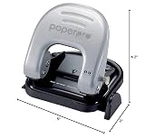 Bostitch Office EZ Squeeze Reduced Effort 2-Hole Punch, 2 Sheets, Locking Handle, Silver (231) – view 8