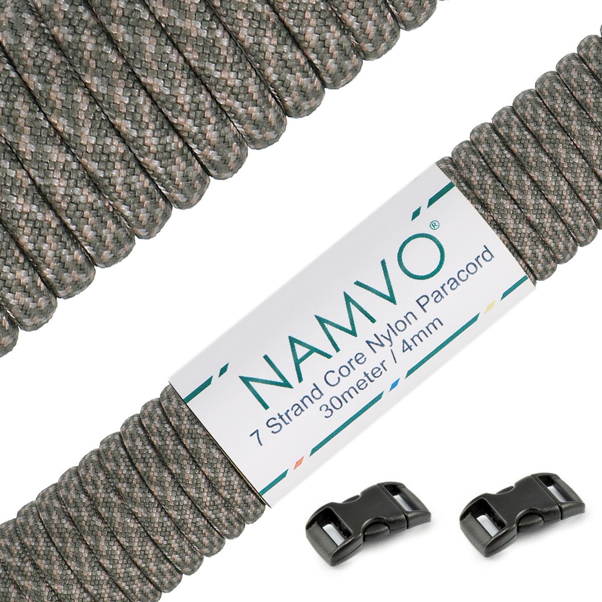 Namvo 550 Paracord Mil Spec Type III 7 Strand Parachute Cord Total Length 100ft/30 Meters Spots/Stripes/Camouflage — view 11