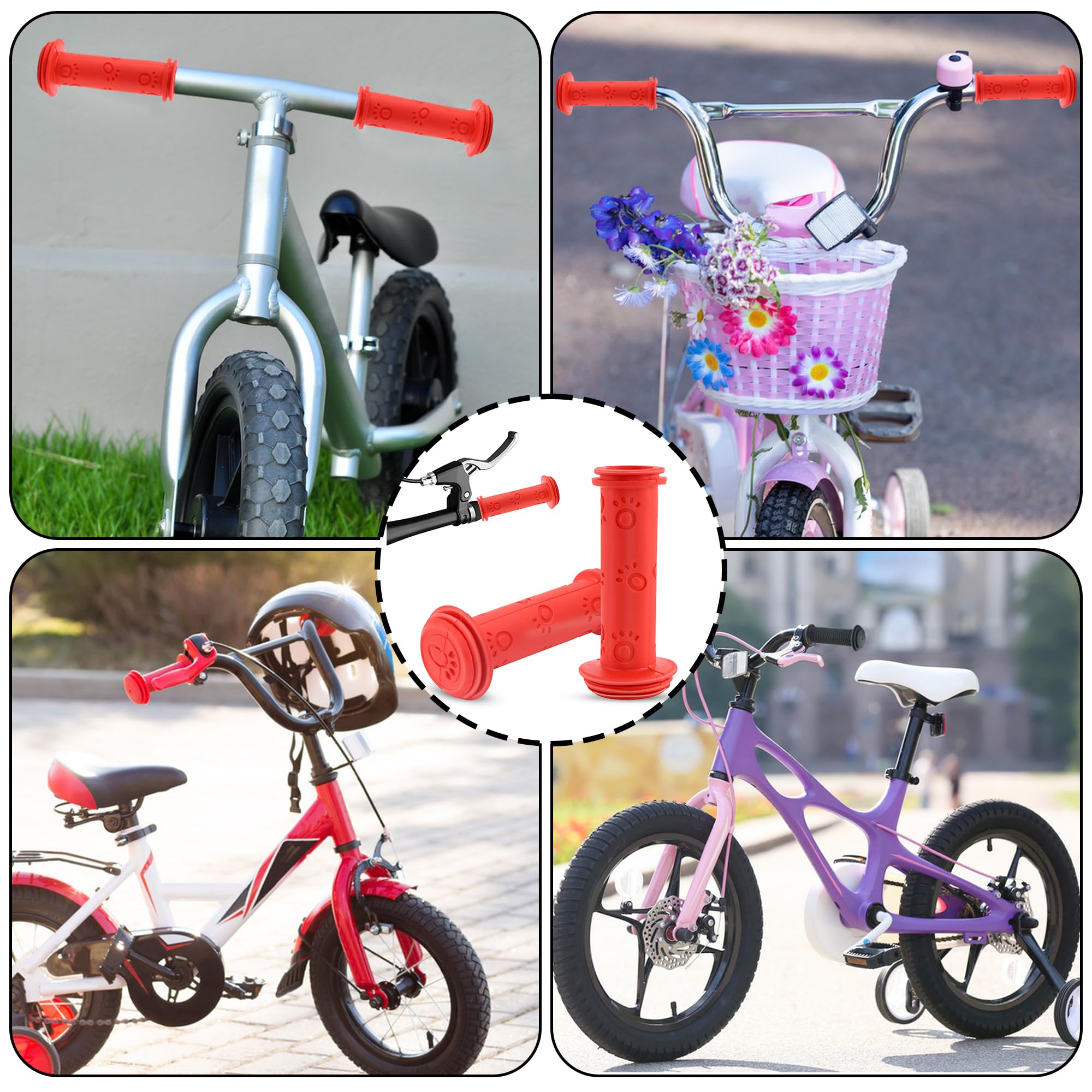 Kinder-Fahrradgriffe Mit Prallschutz – Weich, Rutschfest & Sicher Für Kleine Hände