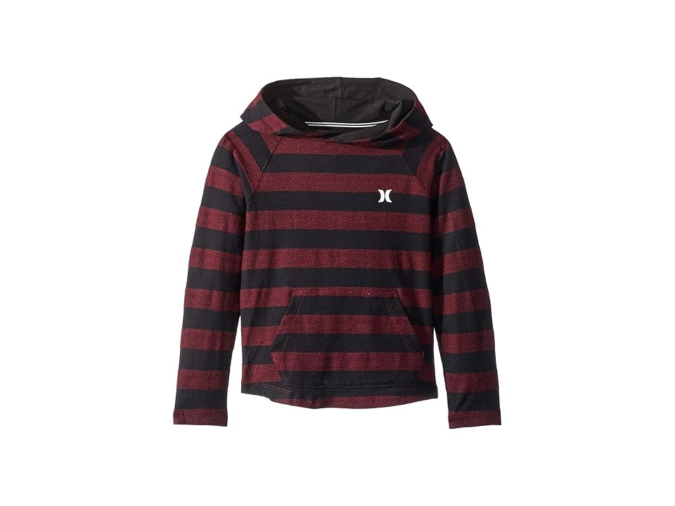 

Hurley Kids Herringbone Pullover Hoodie (Little Kids) (Deep Maroon) Boy's Sweatshirt, Burgundy