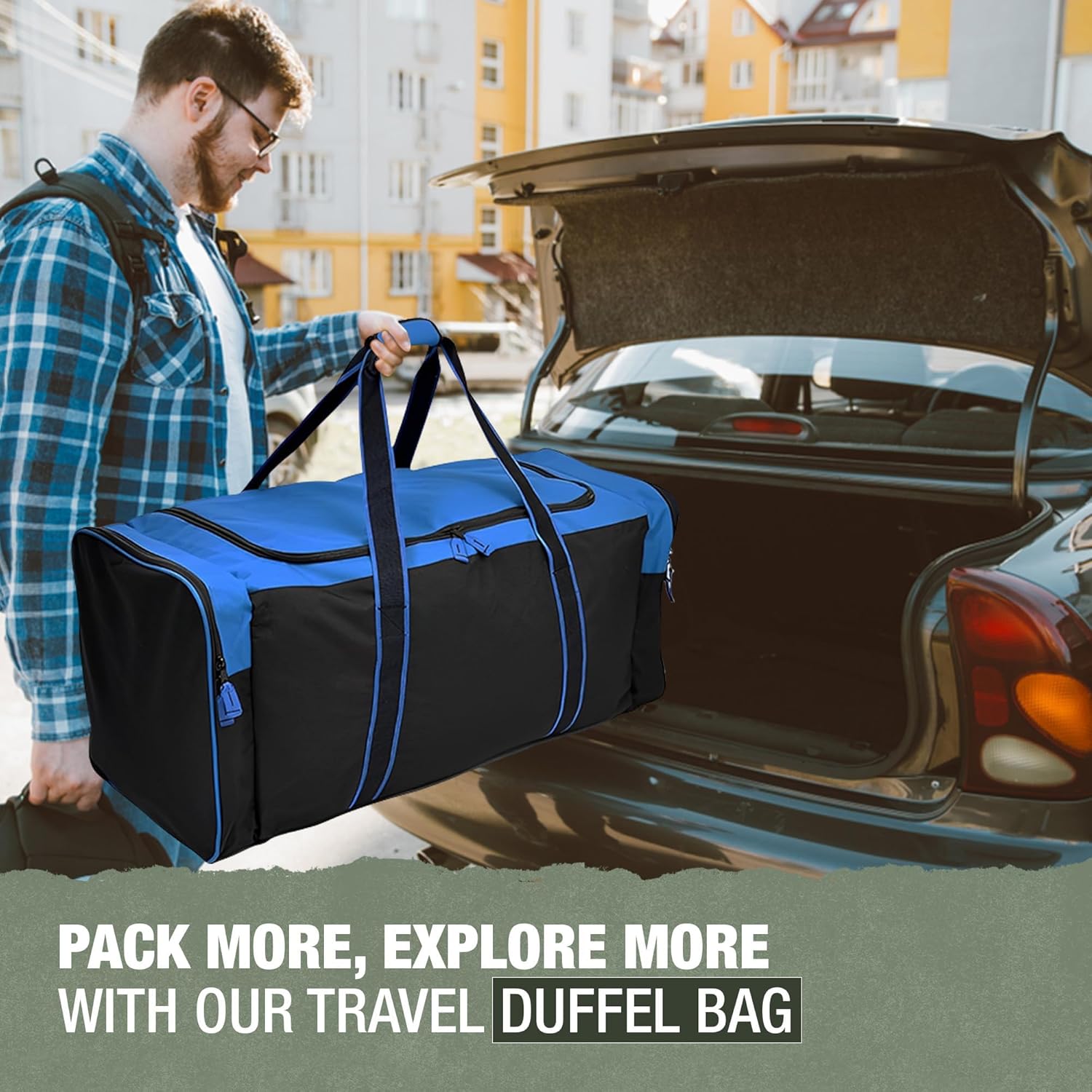 Jetstream Heavy Duty Multi Pocket Durable Sports Gym Equipment Travel Duffel Bag