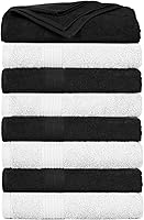 Vista 20 de Ample Decor Paquete de 4 toallas de mano de 600 GSM, 100% algodón, certificadas Oeko Tex, supersuaves, altamente absorbentes, de secado rápido