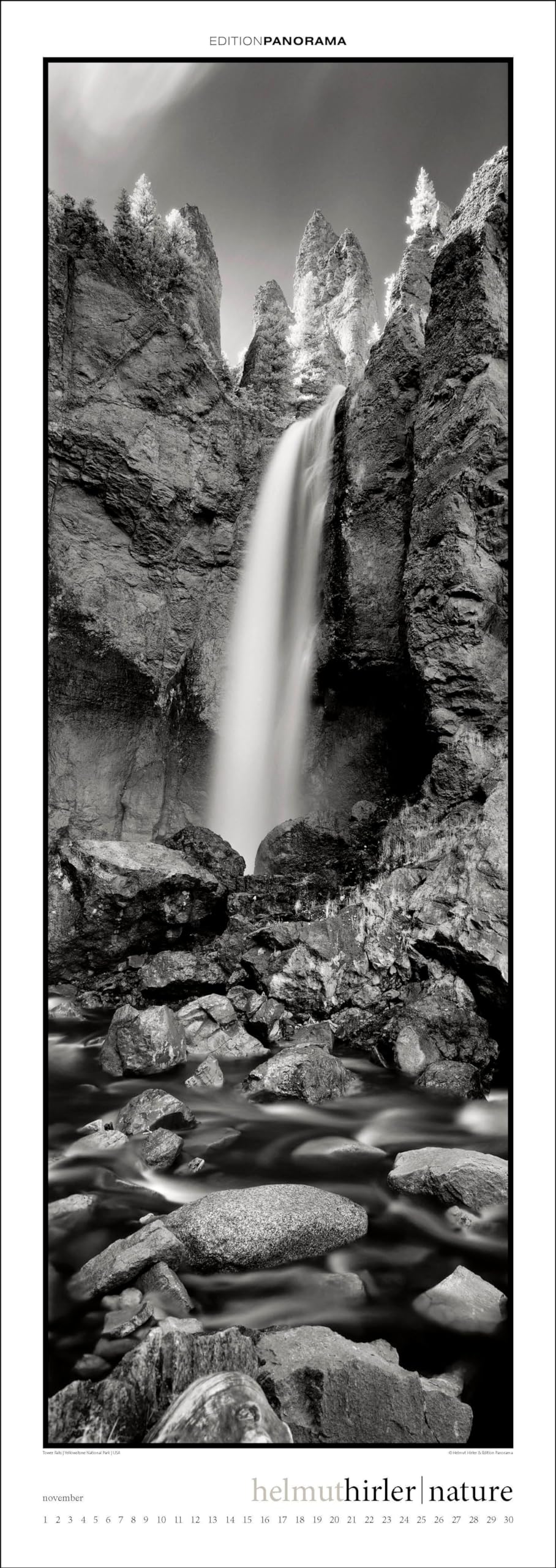 Nature: Immerwährender Vertikal-Kalender, 40 x 110 cm