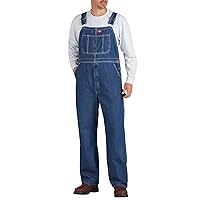 Dickies 8396SNB, Salopette in Jeans da Uomo Stone Washed Indigo Blue W44 / L32