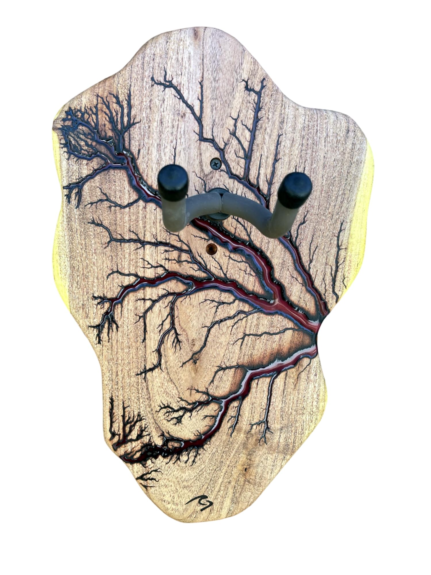 GC Creative Works Guitar Hanger Fractal Art Wall Mount GHFAMMY1