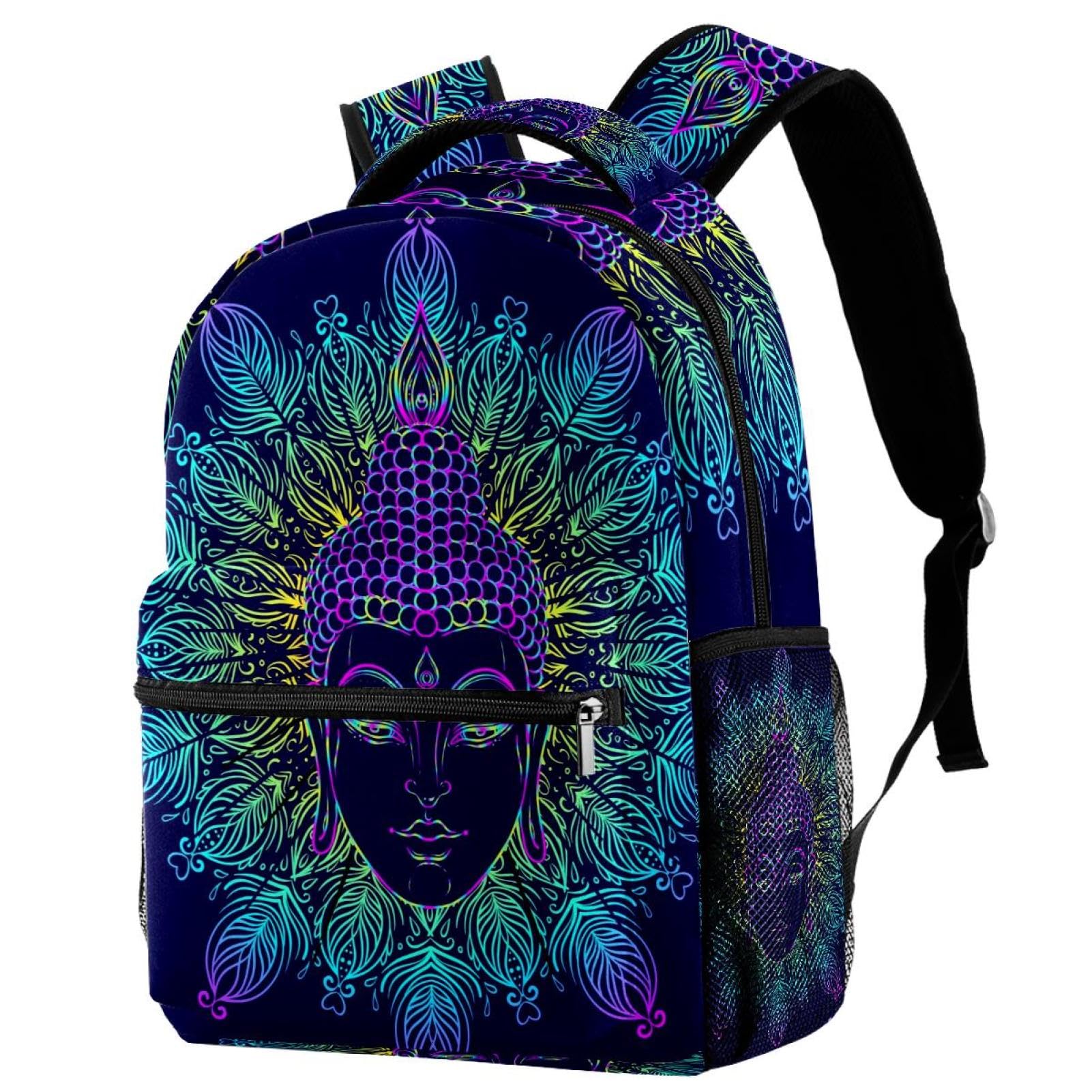 Sac à dos de voyage décontracté mandala multicolore pour weekend - 7