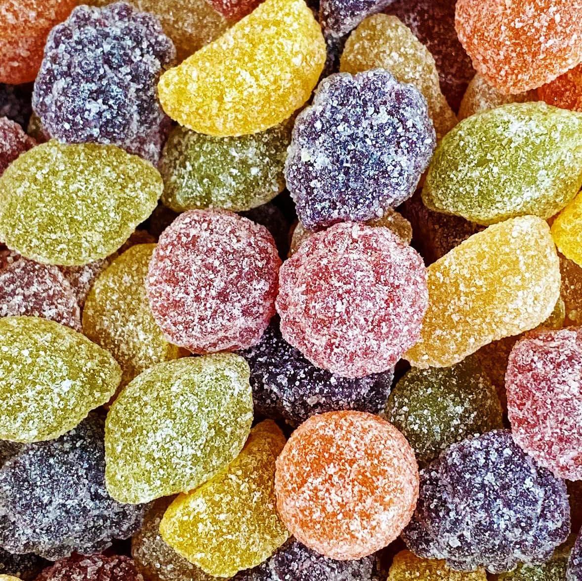 Fruit Pastilles - 500 Gram Bulk Bag - 500g - Assorted Sweet Pick and Mix for Parties, Gifts, and Sharing.