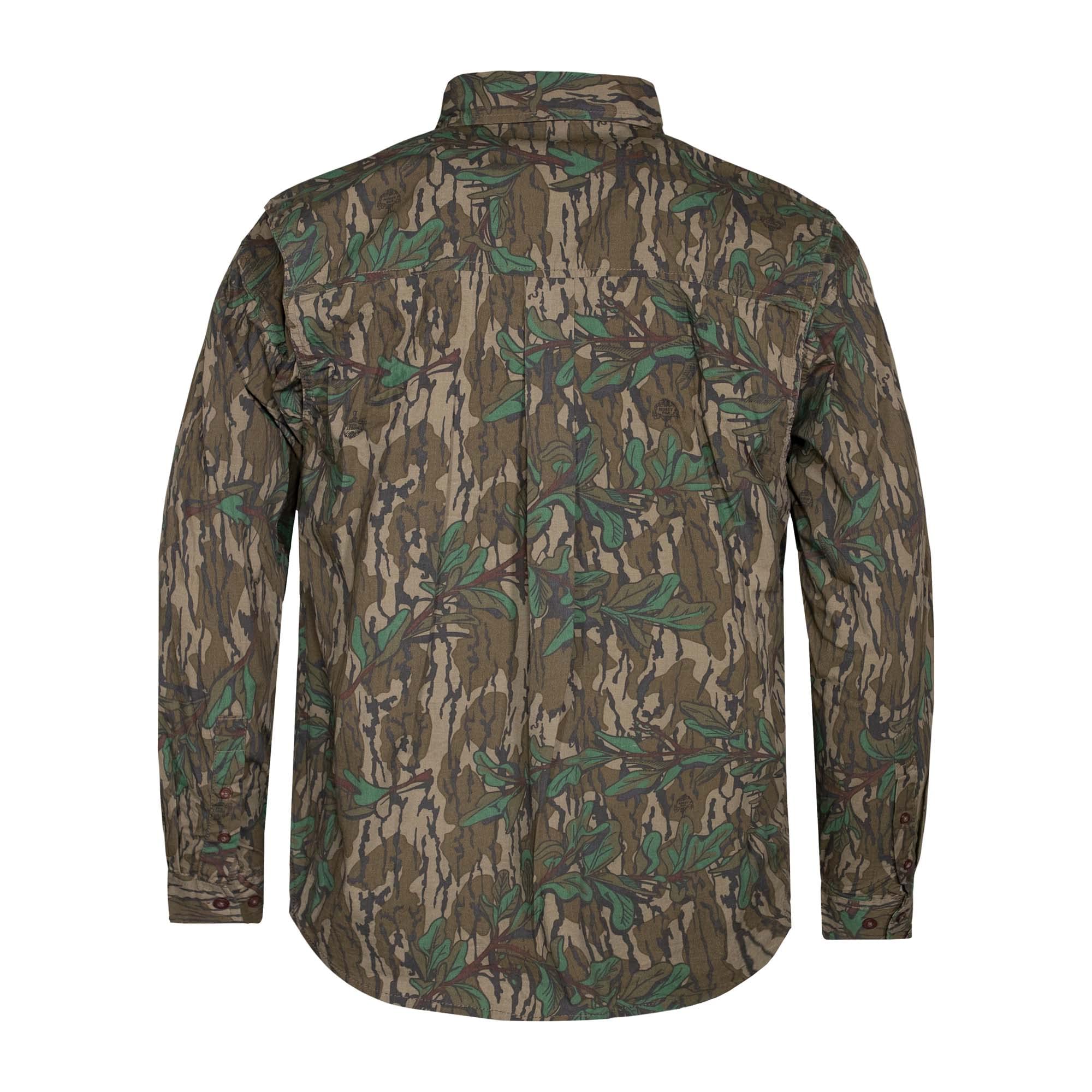 Mossy Oak Długi rękaw Mężczyźni Mossy Oak Camouflage Cotton Mill 2.0 Hunt Shirt
