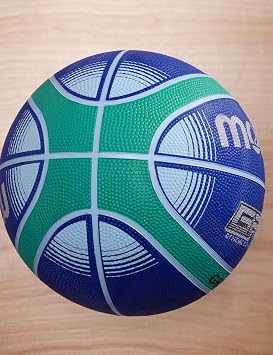 Molten Premium Rubber Basketball, Blue/Green, Junior Size 5