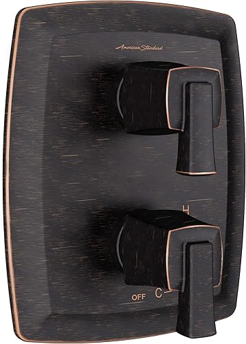 Miniatura 9 de American Standard TU353740.295 Townsend - Desviador de ducha integrado de 2 manijas, solo níquel cepillado