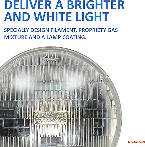 Miniatura 4 de Luces delanteras de alto rendimiento SYLVANIA SilverStar H4651, halógenas selladas de 100 x 165 (el paquete contiene 1 foco), H6024