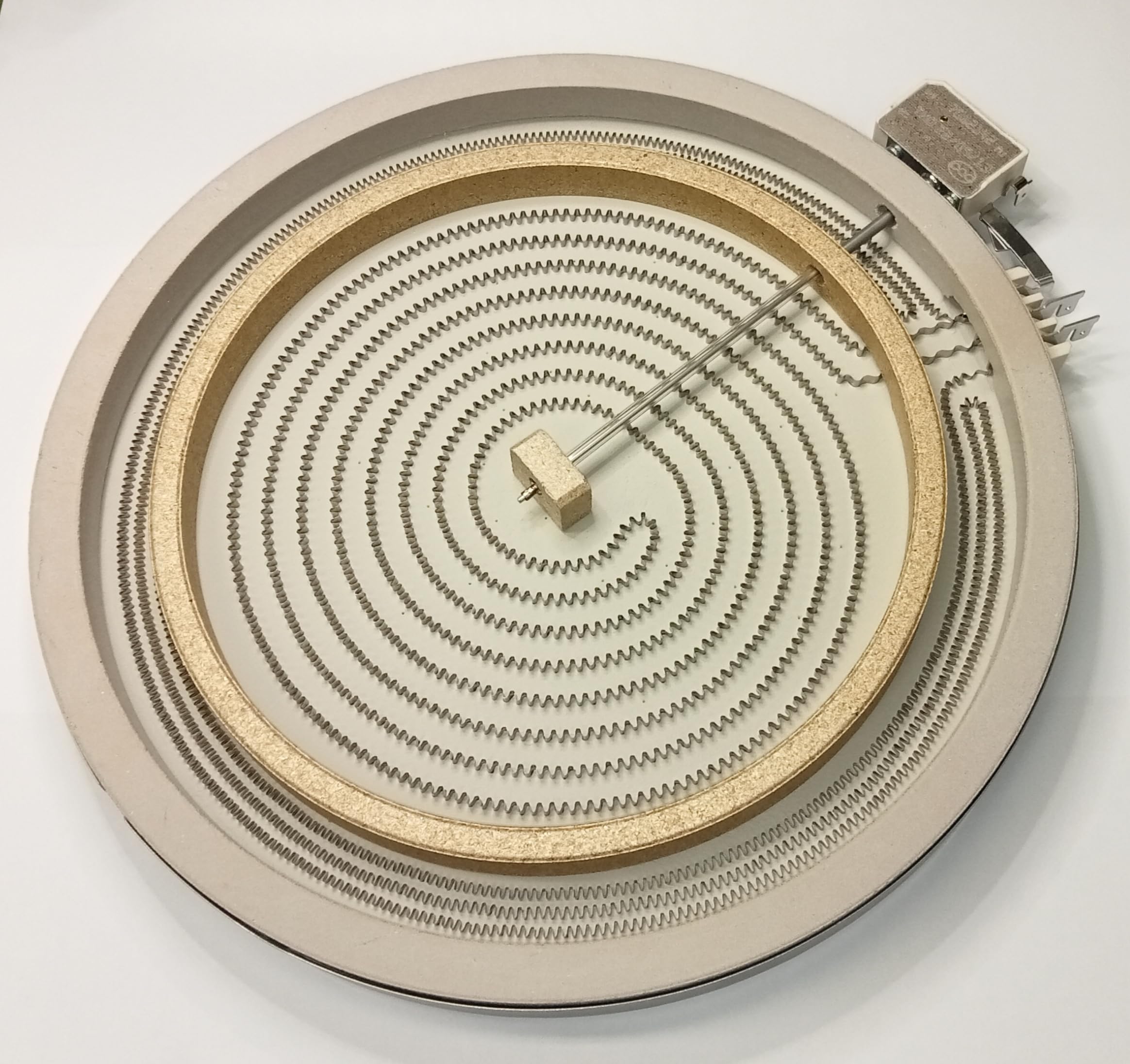 Eika | Resistencia vitrocerámica doble zona con aro | 3002333931 | 2700/1800 vatios. 230 voltios | Øext. 300mm | Pieza original de fabricante para encimeras vitrocerámicas.