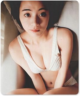 池田エライザ 50 ゴム製 マウスパッド 薄型 防水 滑り止め デスクアクセサリー 18*22cm [並行輸入品]