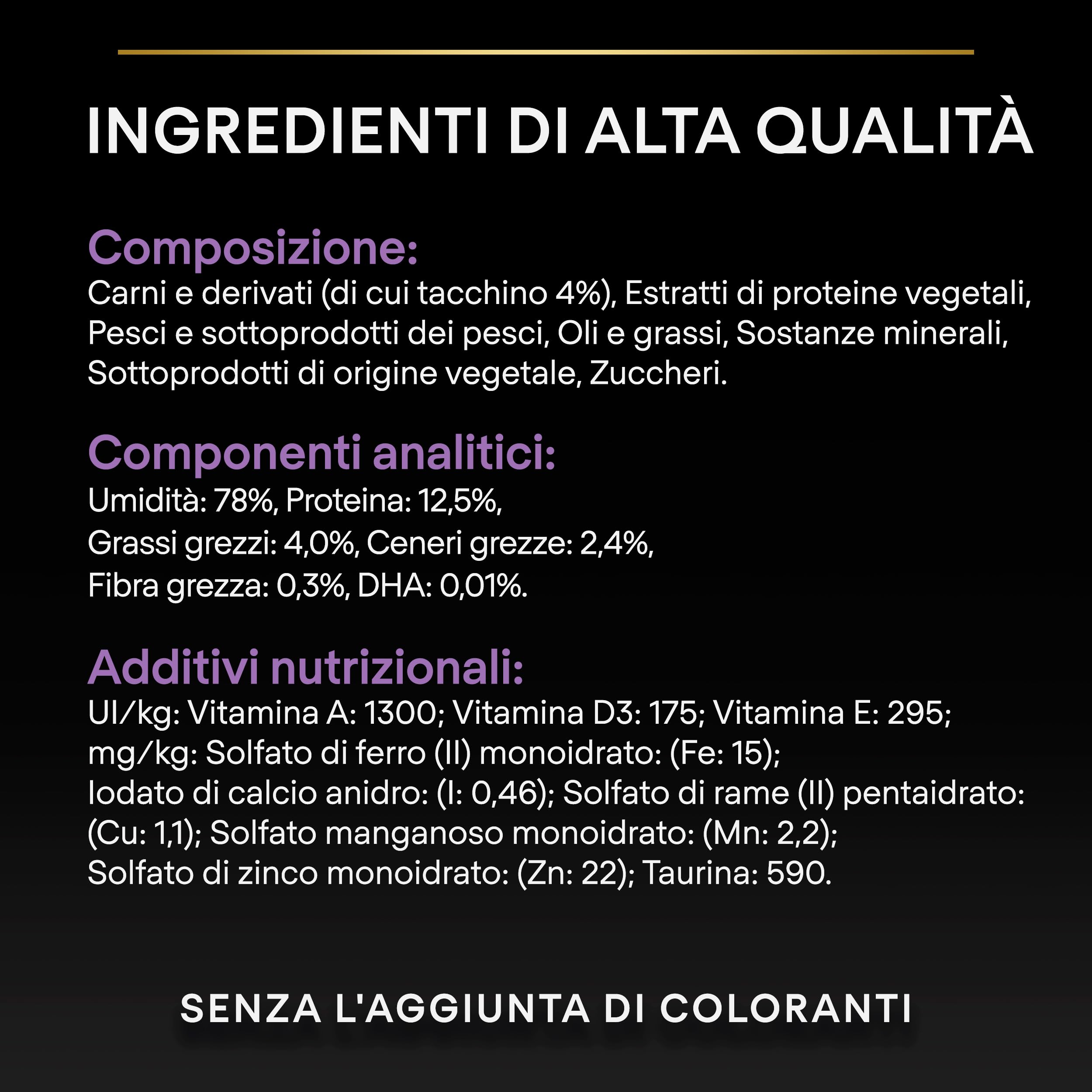Purina Pro Plan Kitten Cibo Umido per Gattini Pezzettini in Salsa Tacchino, 40 Bustine da 85g