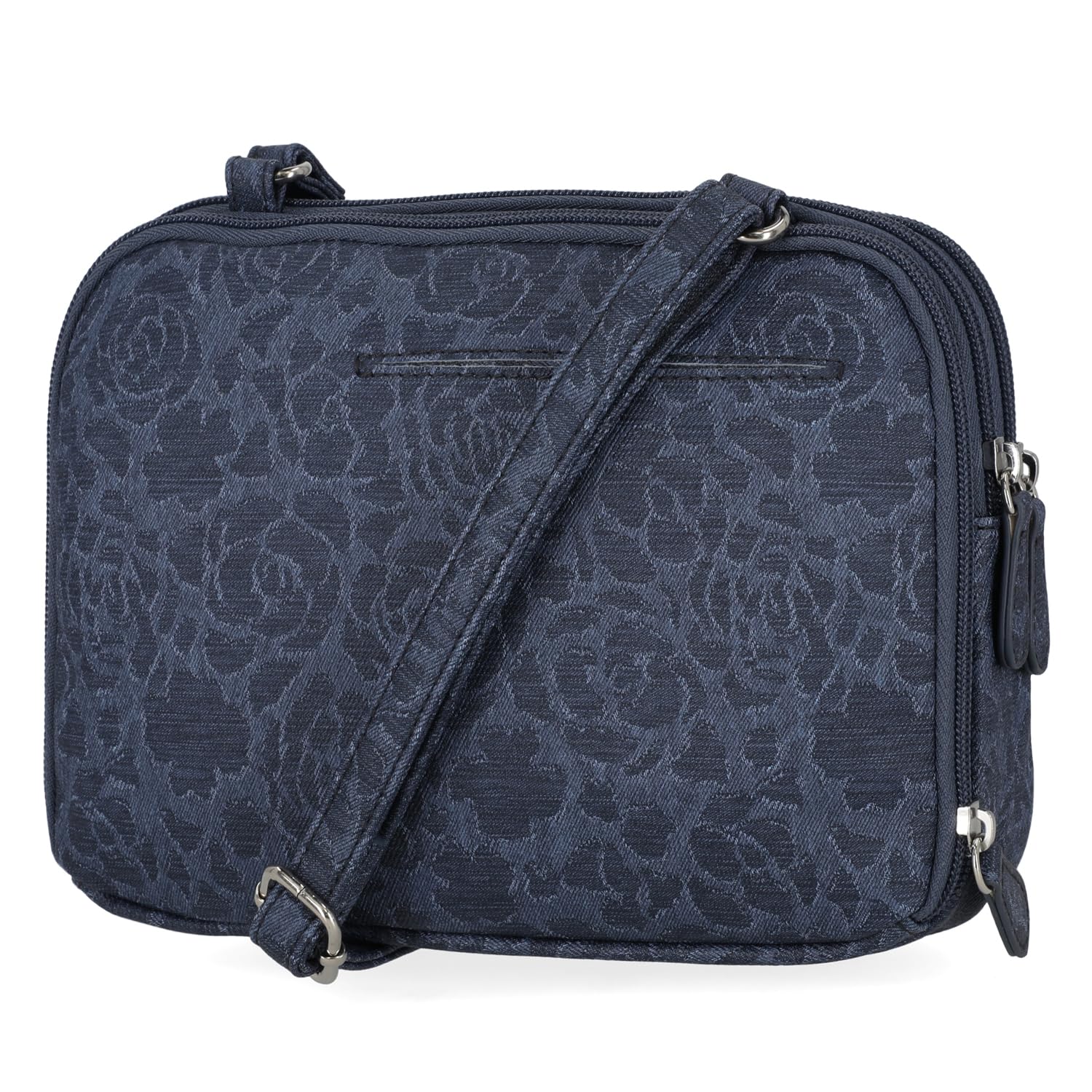 MultiSac - Zippy Triple Compartment Crossbody Bag, Borsa a tracolla Donna