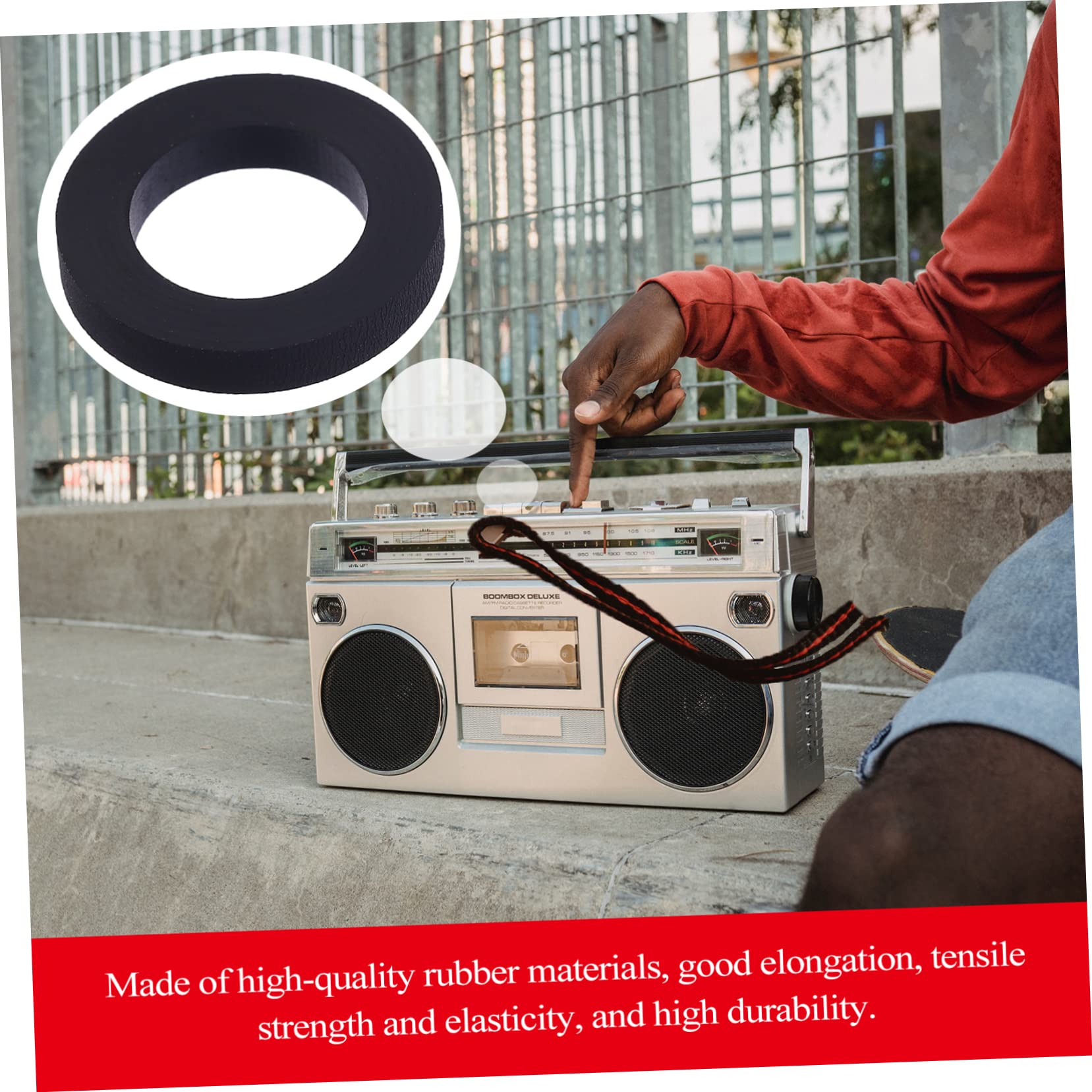 CIYODO Pulley Belt Drive Belt for Cd Player Cassette Tape Machine Replacement for Tape Recorder