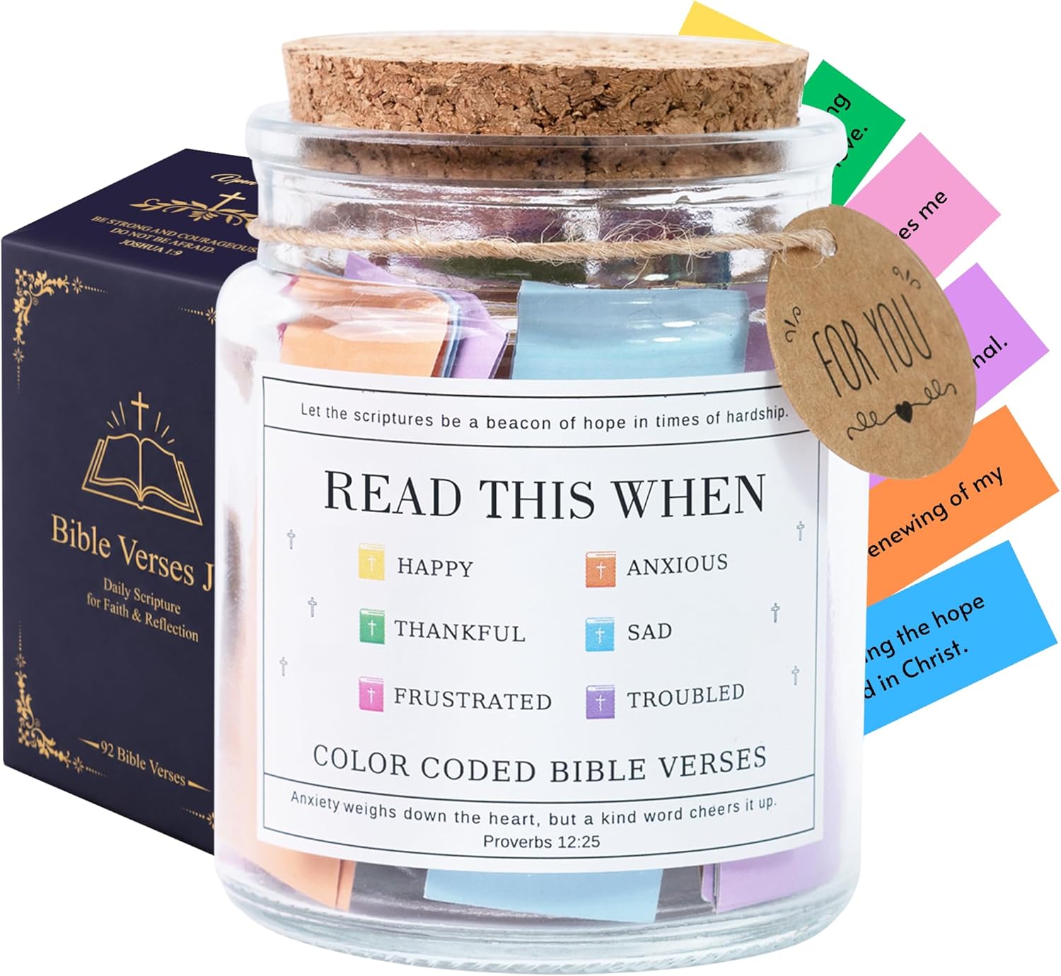 Read This When Bible Verses Jar – Birthday Gifts for Women, Christian Gifts for …