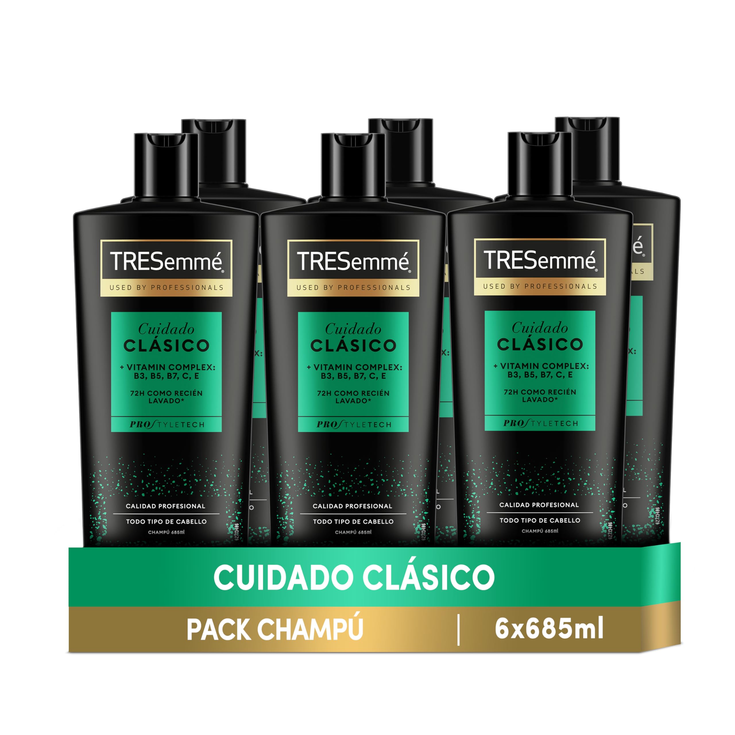 Tresemmé Klassisches Pflegeshampoo für alle Haartypen, 685 ml x 6