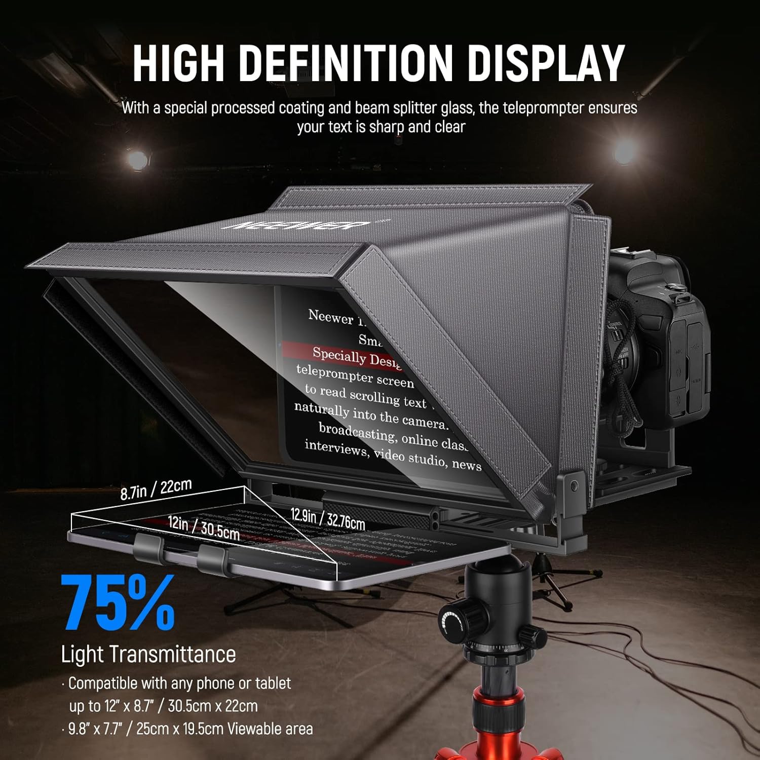 NEEWER 1.25” Variable Telescope Camera Adapter & 1.25