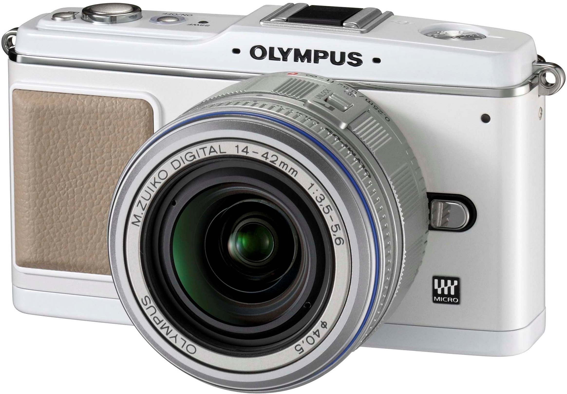 Amazon | OLYMPUS ミラーレス一眼 E-P1 レンズキット ホワイト E-P1 