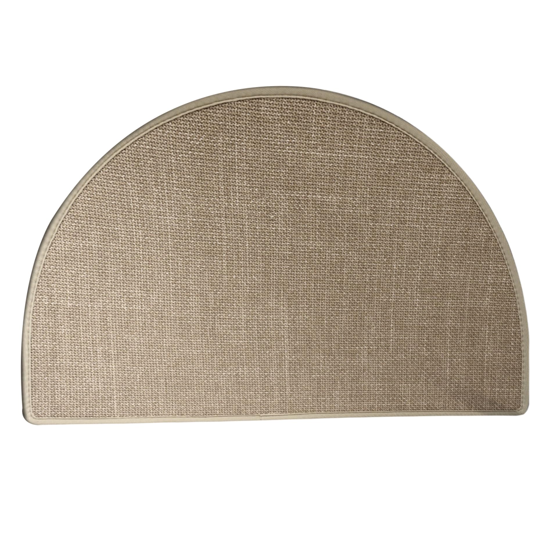 Tapis demi-lune 51x81 cm absorbant et antidérapant pour l'entrée du salon