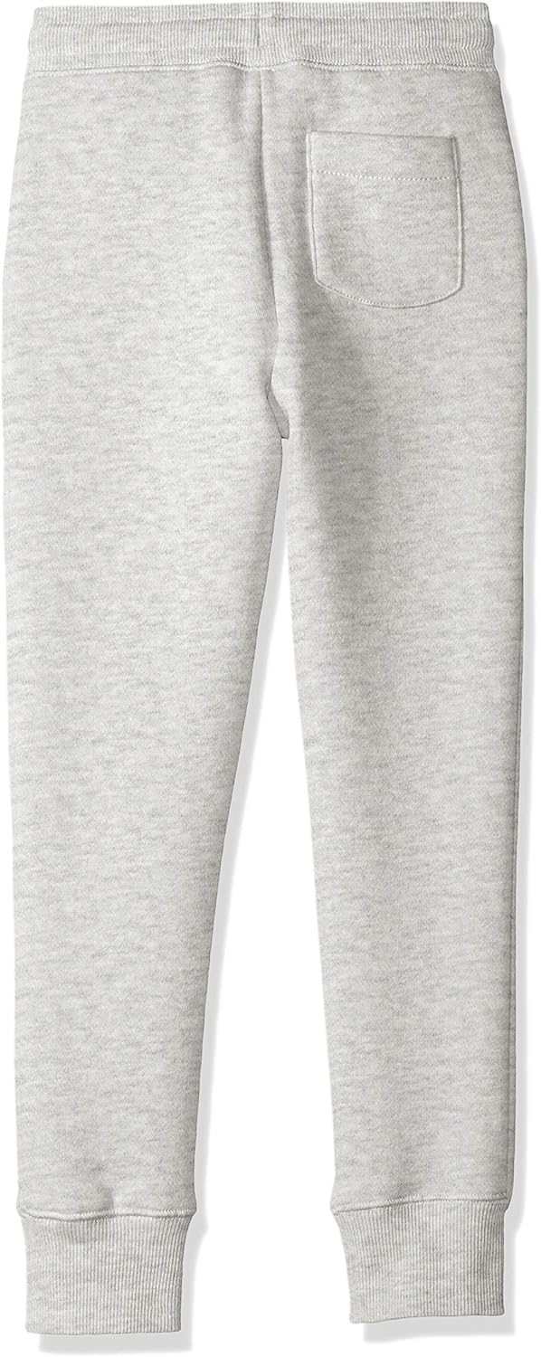Amazon Essentials Girls and Toddlers' Sweatpants, Multipacks 1 Light Grey Heather 2T