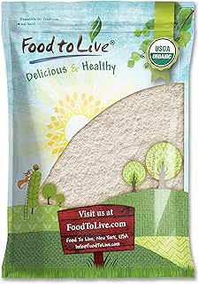 Organic Whole Wheat Pastry Flour, 8 Pounds - Non-GMO, Finely Ground, Unbleached, Unbromated, Vegan, Kosher, All Natural, N...
