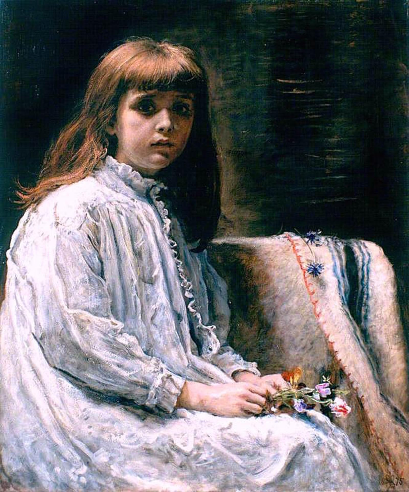 Artxlxxbn No Frame Famous Painting Art Wall Decor Abstract Art Picture The Convalescent By John Everett Millais Animal Pictures For Home Decor 60X90cm