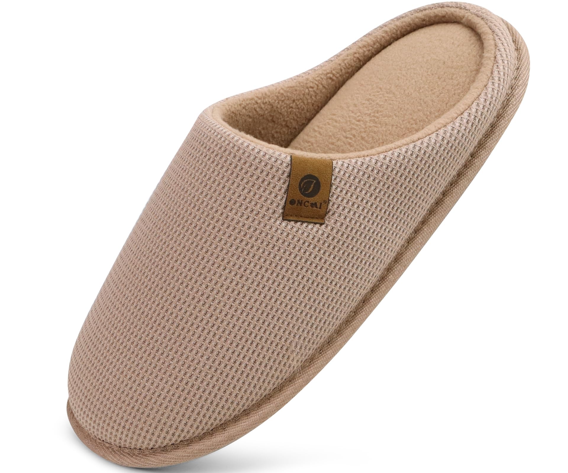 ONCAI Pantofole da Uomo Invernali Ciabatte da Casa con Memory Foam Calde Pelliccia Sintetica Cotone Scarpe Accogliente Antiscivolo Suola EU Dimensione 40-49