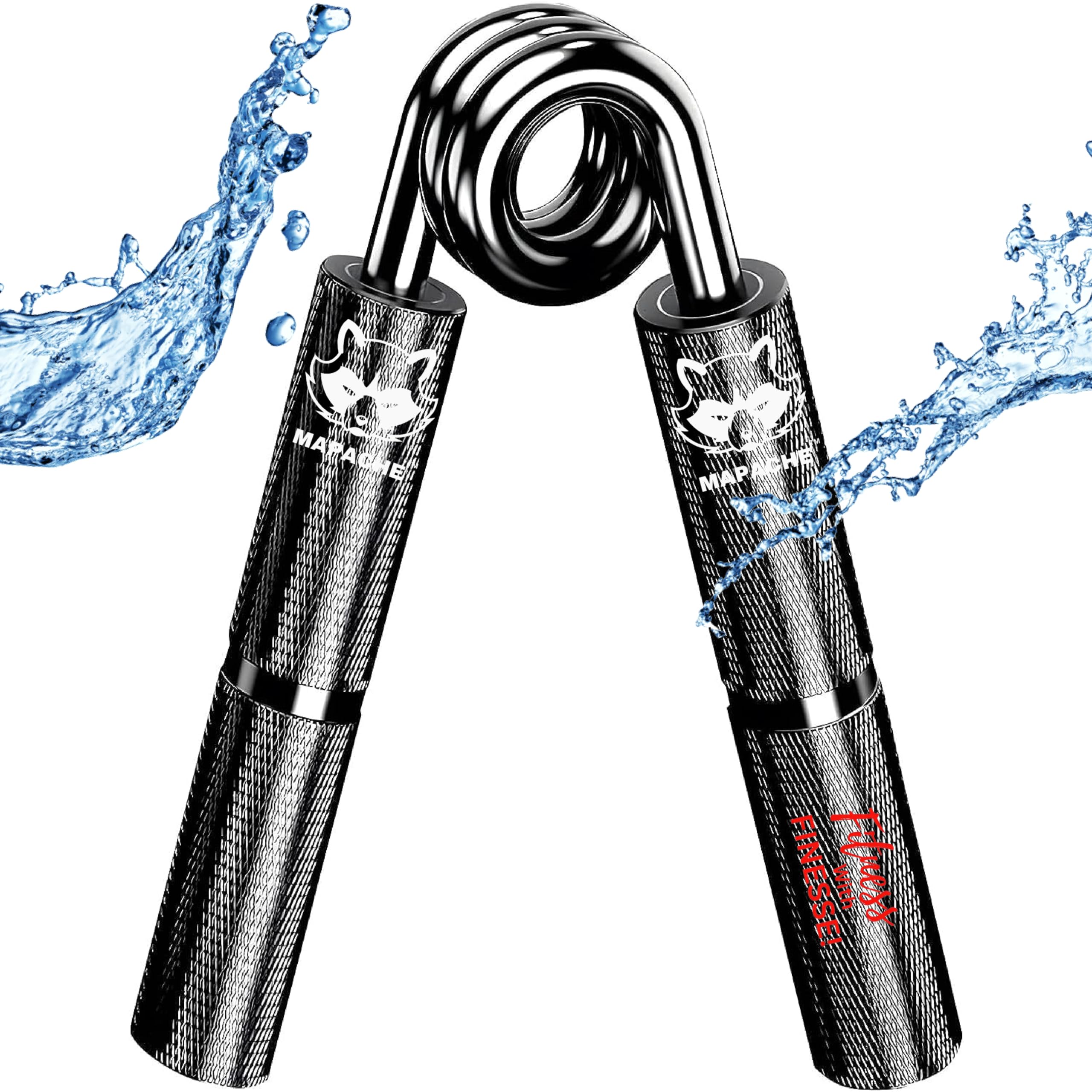 Mapache Metal Heavy Hand Grip and Wrist Strengthener Gripper - Resistance from 50-350LB Exerciser for Hand Grip Strength Trainer and Fingers (50 Lb, Black) (B0CNT3SC83) Amazon Price History, Amazon Price Tracker