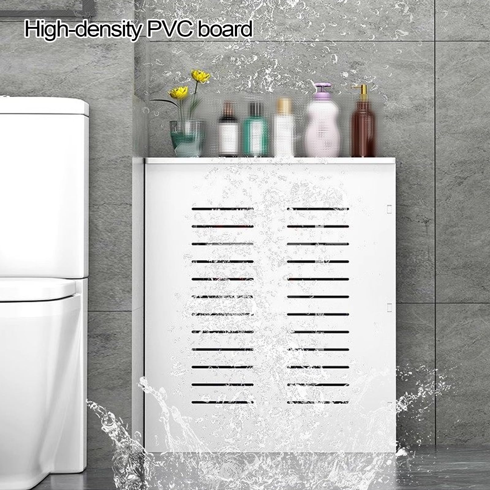 Heizungsverkleidung Weiß PVC-Material Dreiseitig Verkleidung für Heizkörper