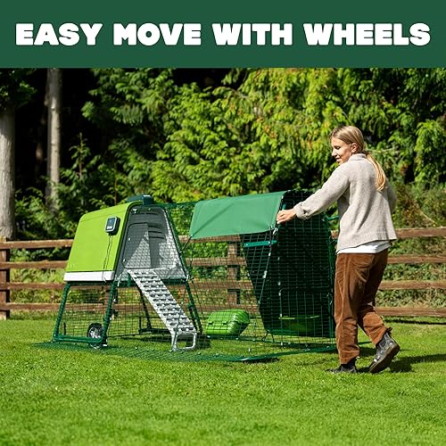 Miniatura 6 de Omlet Gallinero portátil Go Up  Tractor de plástico fácil de limpiar y mantener  Fresco en verano, cálido en invierno resistente a la intemperie