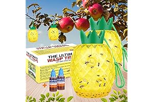 Pineapple-Shaped Reusable Wasp Traps for Outdoor Pests