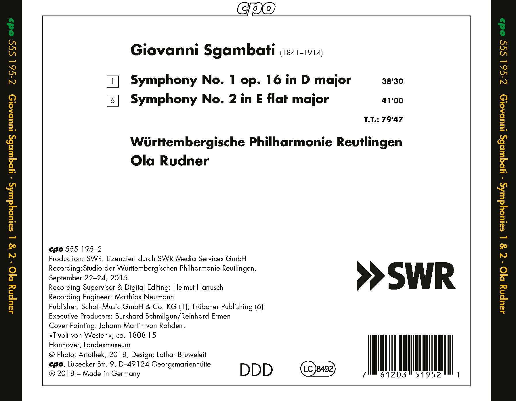 Sinfonien 1 & 2