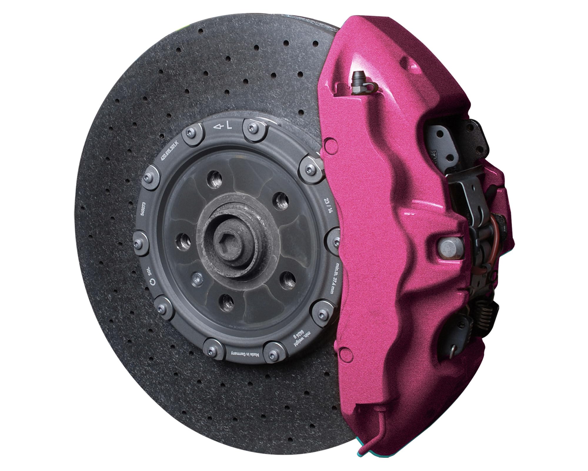 Foliatec Set peinture étriers de freins - hot pink metallic - 3 Components