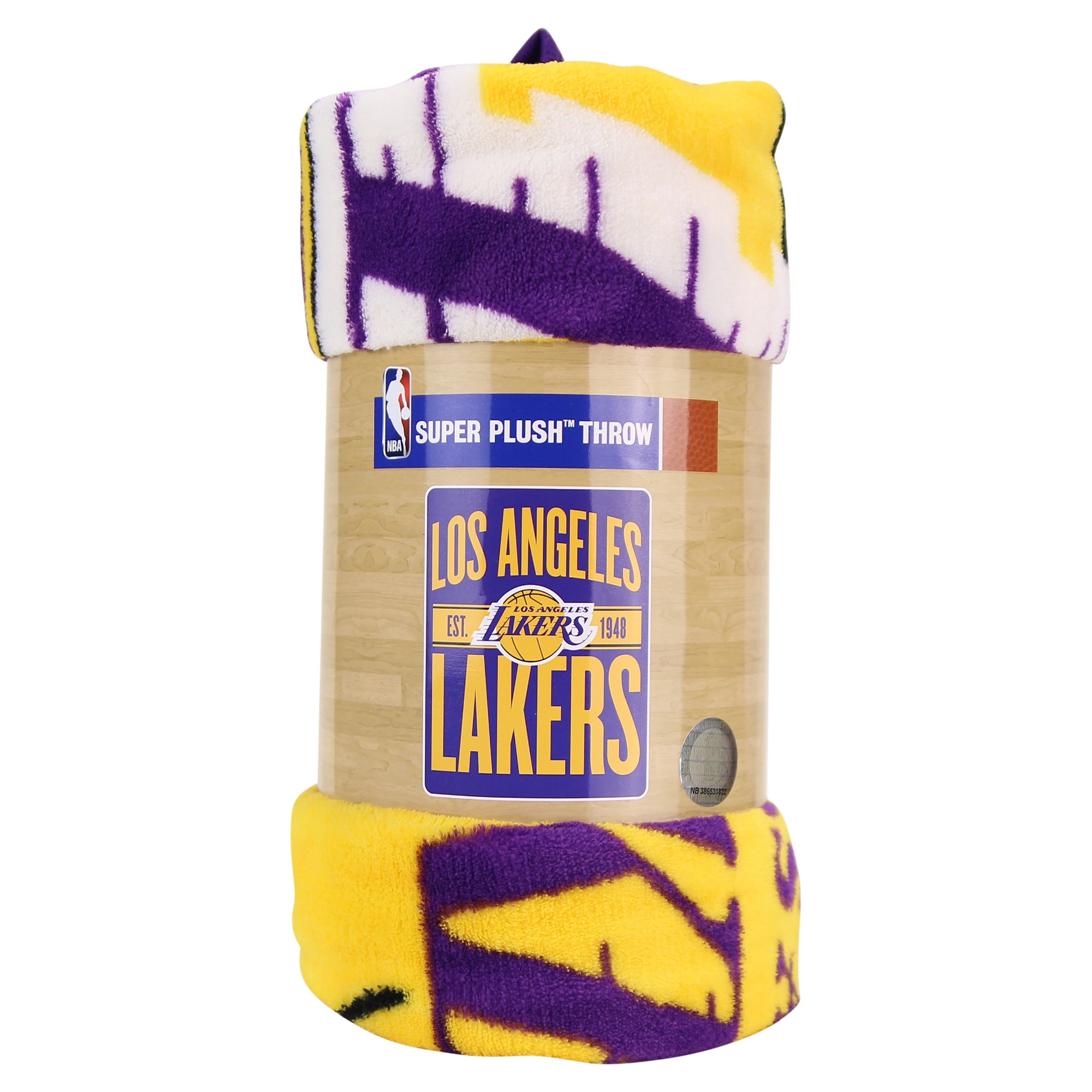 Northwest NBA Los Angeles Lakers Micro Raschel Throw, One Size, Multicolor