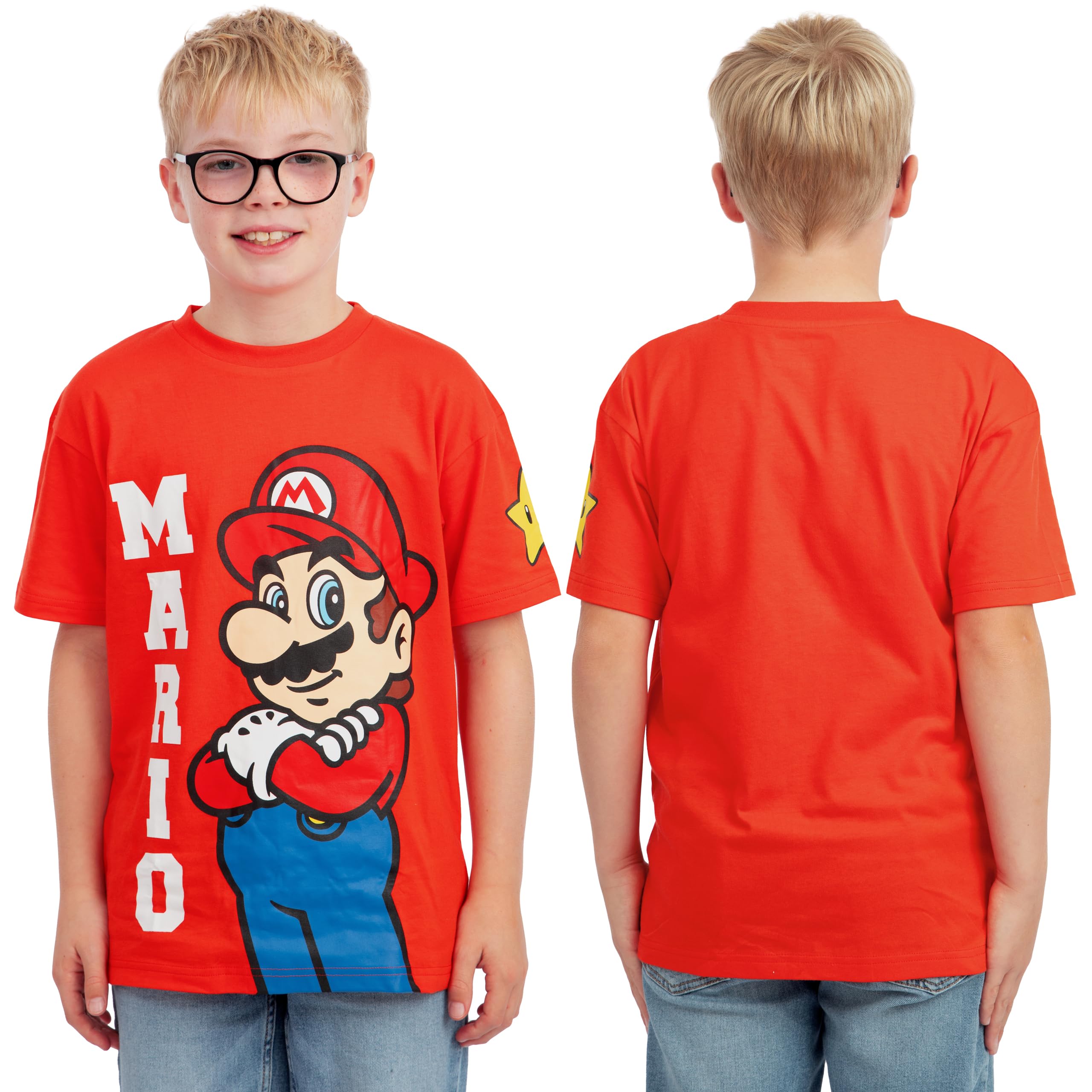 Super Mario Paquete De 3 Camisetas, Camiseta Niño De Mario, Luigi Y Yoshi, Camisetas Niño De Verano Algodón con Motivo Gamer — view 2