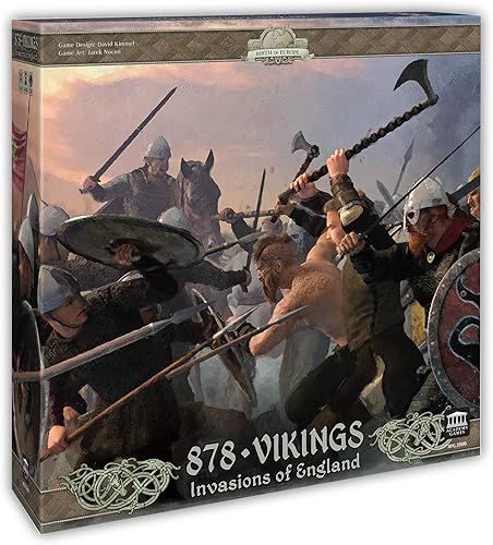 Academy Games | 878 Vikings Invasion of England 2nd Edition | Juego de mesa | 2 a 4 jugadores